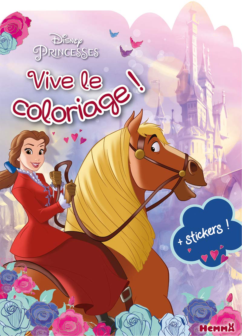 Disney Princesses – Vive le coloriage – Livre de coloriage avec stickers – Dès 4 ans book
