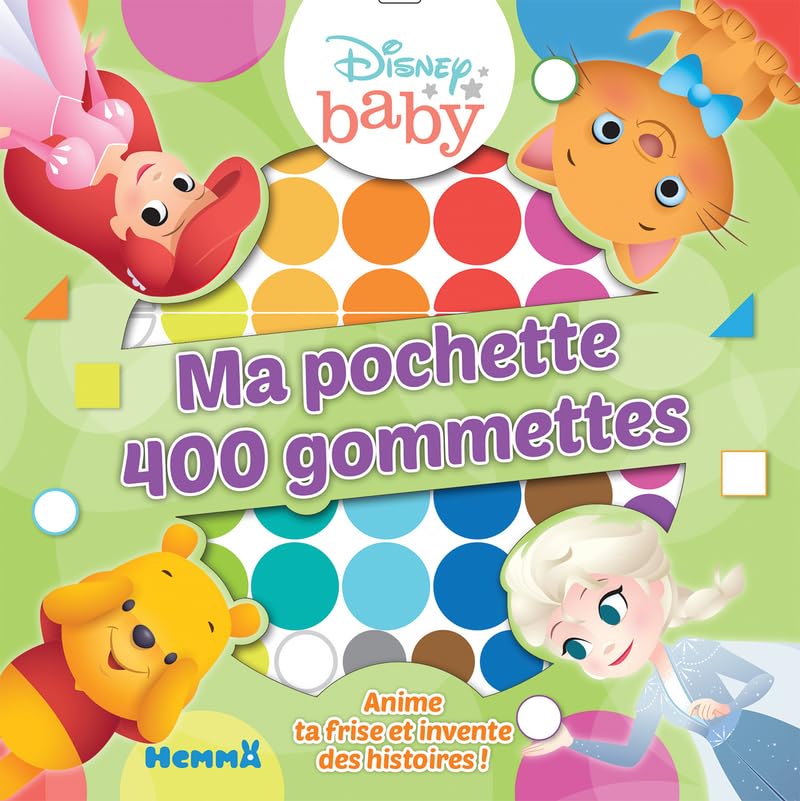 Disney Baby - Ma pochette 400 gommettes (Fond vert) Hobbies & Crafts