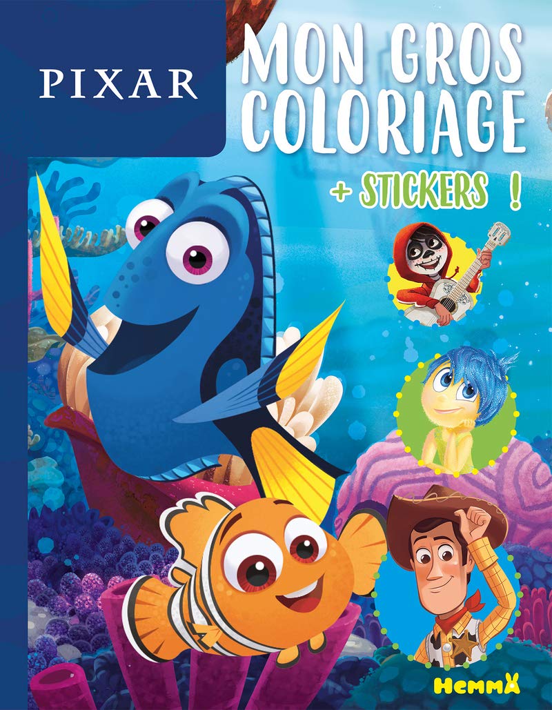 Disney Pixar – Mon gros coloriage + stickers ! – Livre de coloriage avec stickers – Dès 4 ans book
