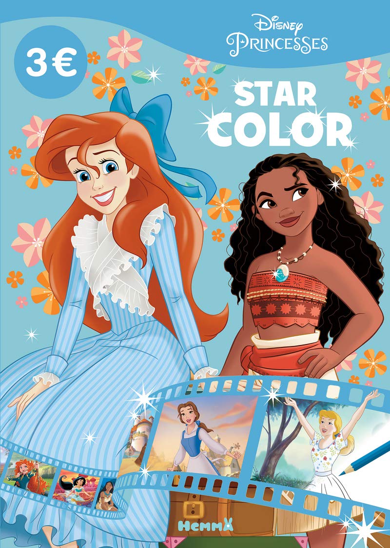 Disney Princesses - Star Color (Ariel et Vaïana) Hobbies & Crafts