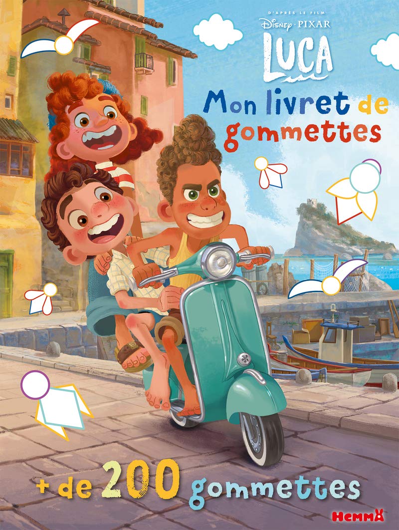 Disney Pixar Luca - Mon livret de gommettes: + de 200 gommettes Hobbies & Crafts