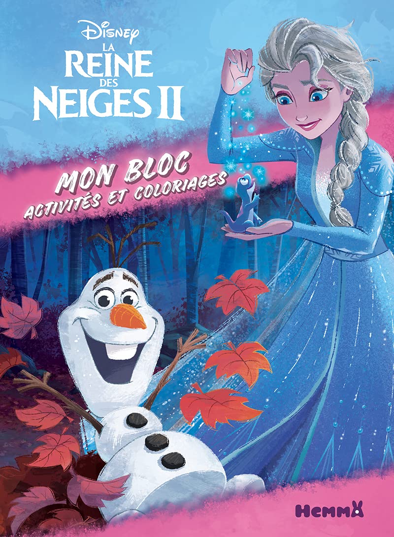 Disney La Reine des Neiges 2 - Mon bloc - Activités et coloriages - Bloc d'activités et de coloriages - Dès 5 ans book