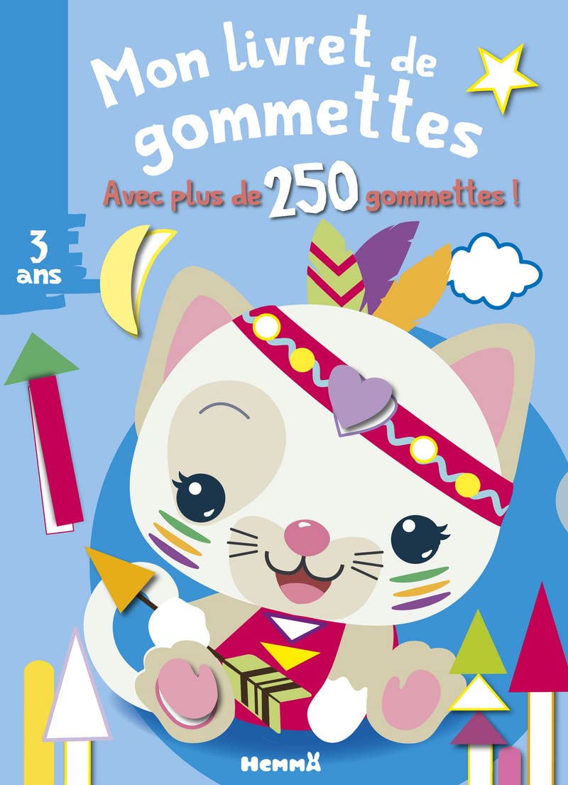 Mon livret de gommettes (Chat blanc) - Avec plus de 250 gommettes ! Hobbies & Crafts