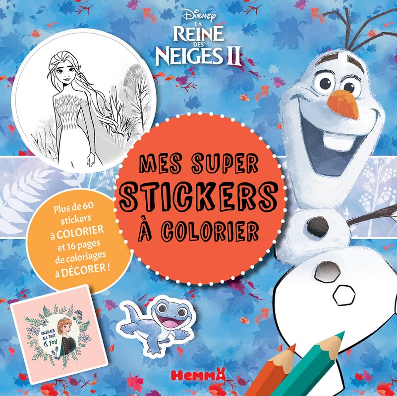Disney La Reine des Neiges 2 - Mes super stickers à colorier Hobbies & Crafts