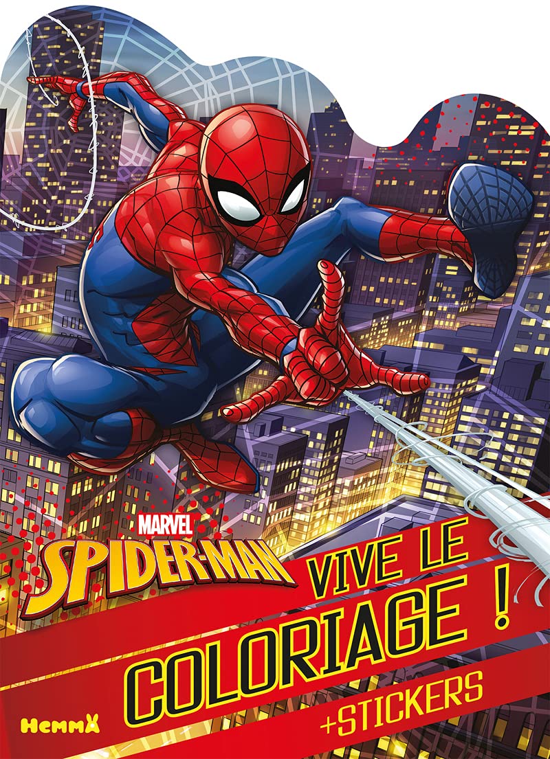 Marvel Spider-Man – Vive le coloriage ! – Livre de coloriage avec stickers – Dès 4 ans book