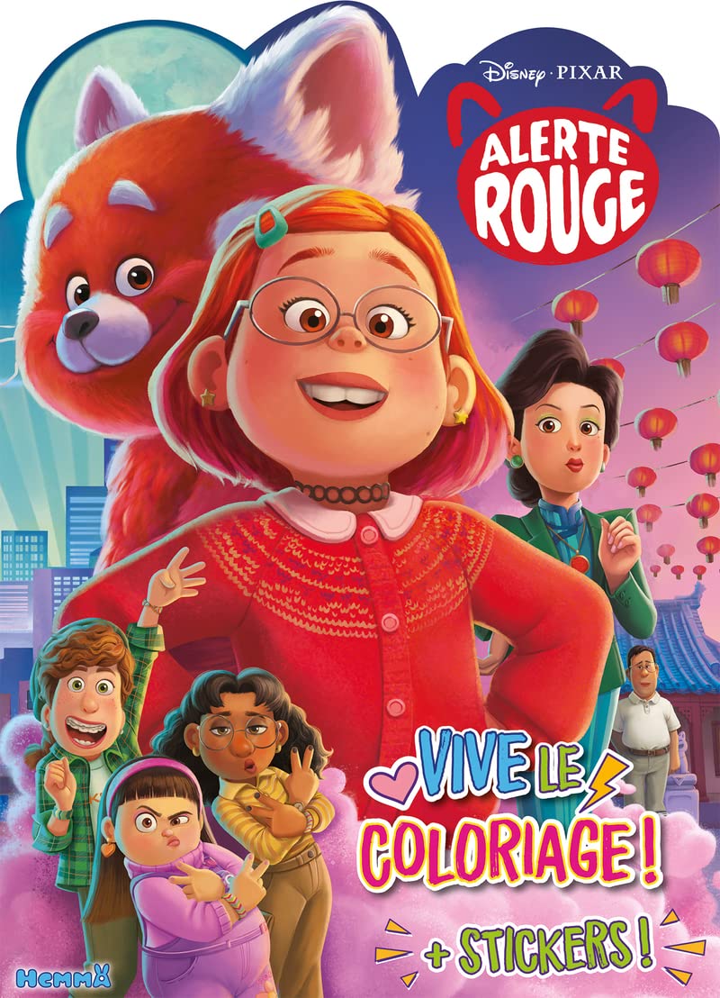 Disney Pixar Alerte Rouge – Vive le coloriage ! – Livre de coloriage avec stickers – Dès 4 ans book