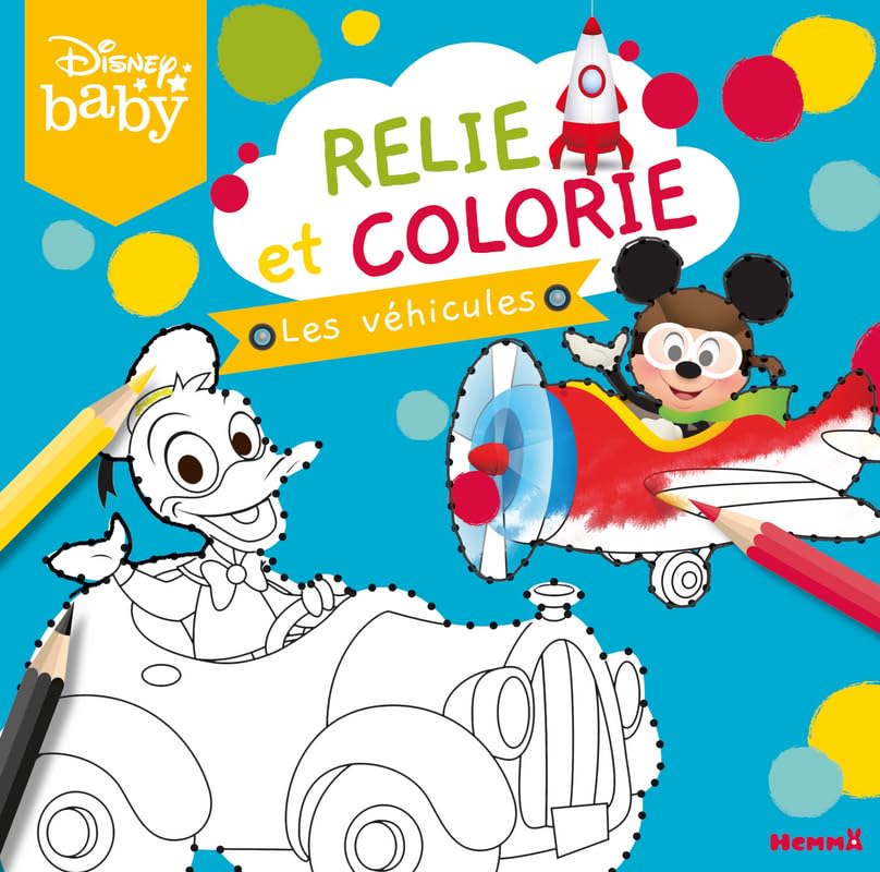 Disney Baby - Relie et colorie - Les véhicules Hobbies & Crafts