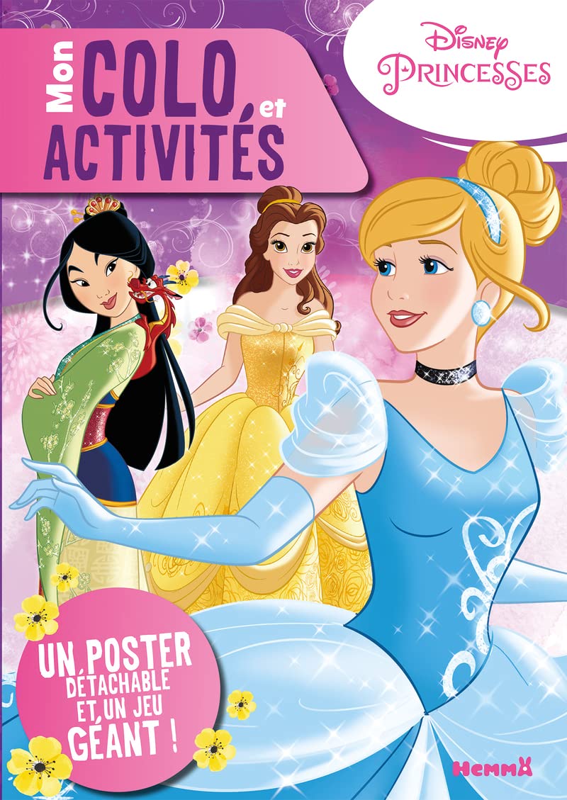 Disney Princesses - Mon colo et activités + poster - Livre de jeux et coloriage avec un poster - Dès 5 ans book