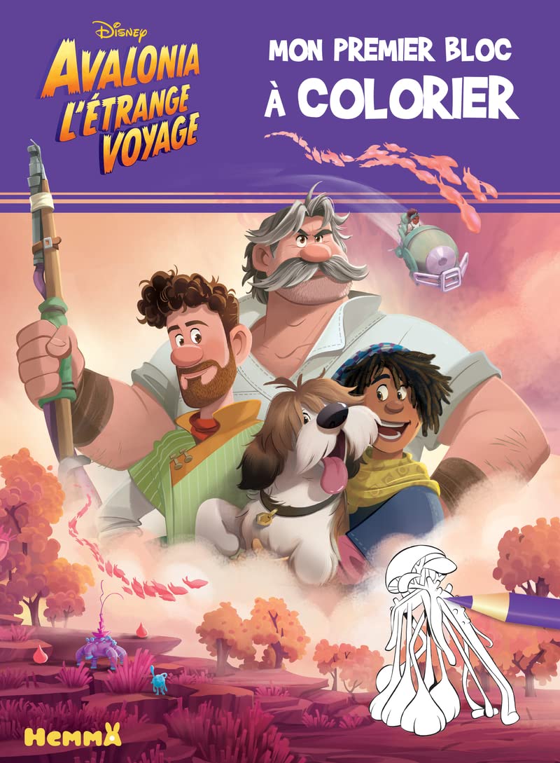 Disney Avalonia l'étrange voyage – Mon premier bloc à colorier – Livre de coloriage – Dès 3 ans book