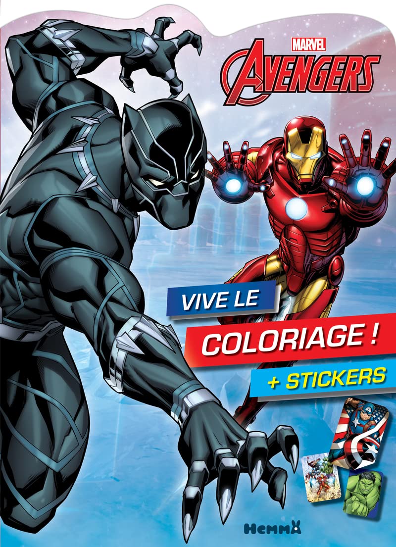 Marvel Avengers - Vive le coloriage ! – Livre de coloriage avec stickers – Dès 4 ans book