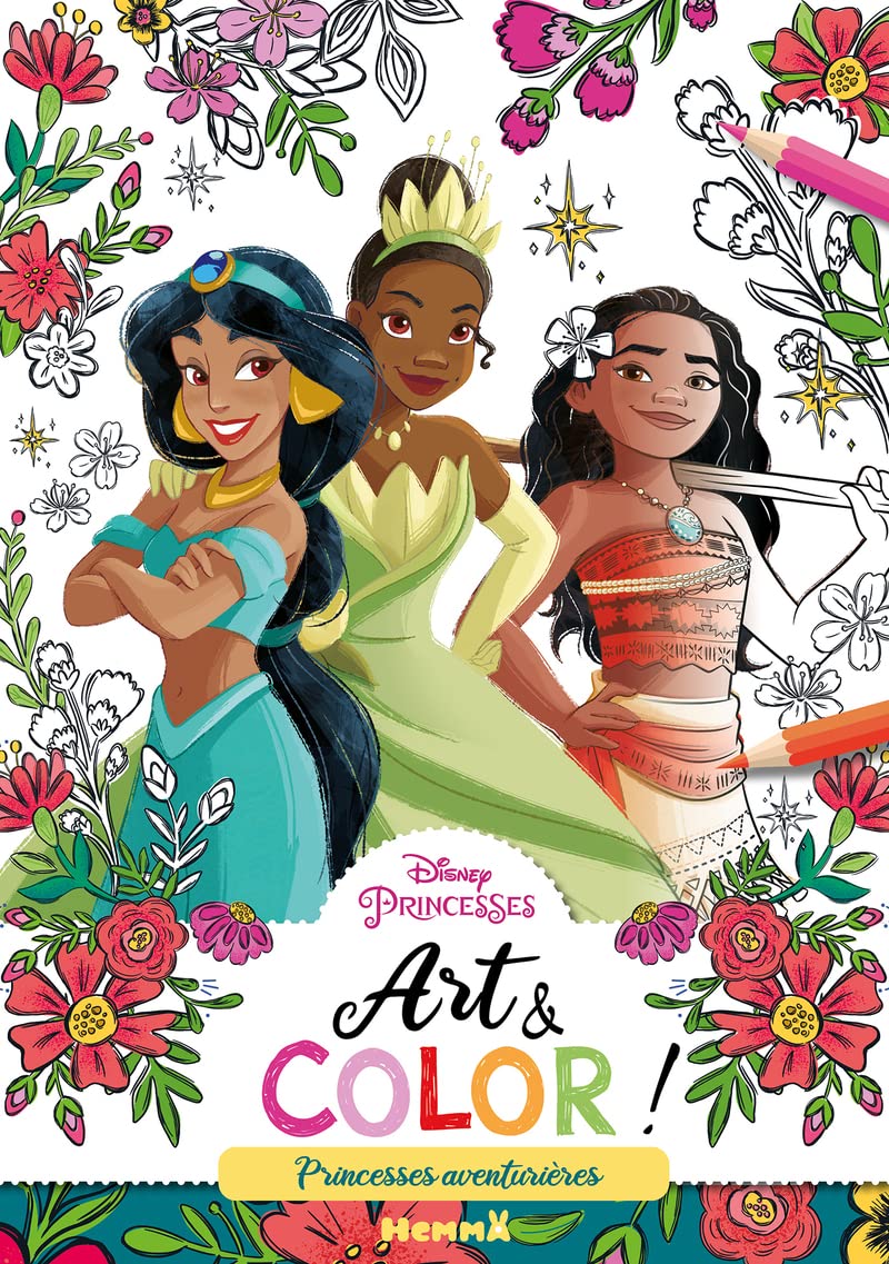 Disney Princesses - Art & Color - Princesses aventurières - Livre de coloriage - Dès 6 ans book