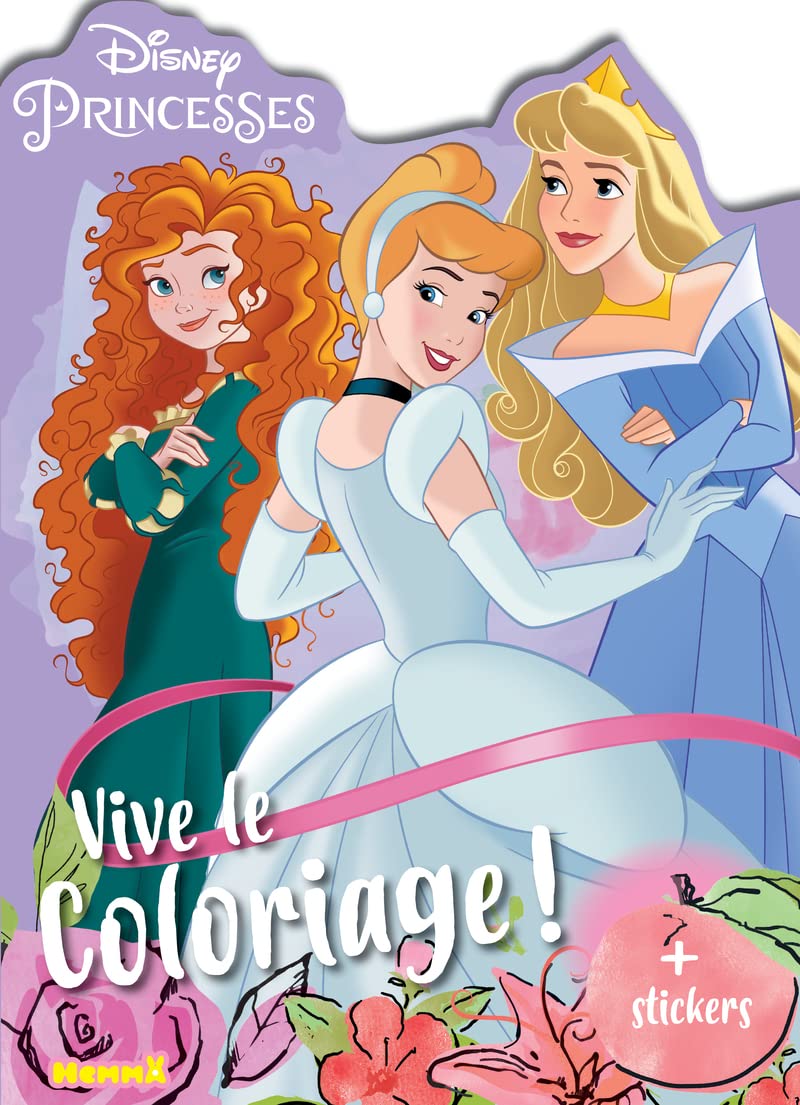 Disney Princesses - Vive le coloriage ! (Merida, Cendrillon, Aurore) Hobbies & Crafts