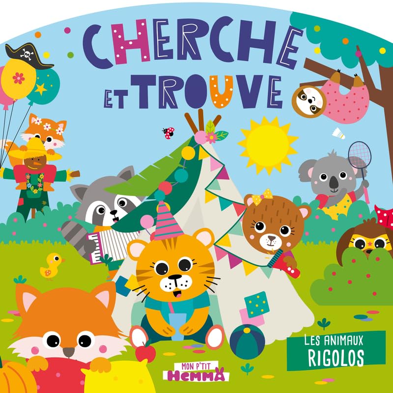 Mon P'tit Hemma - Cherche et trouve - Les animaux rigolos - Dès 3 ans book