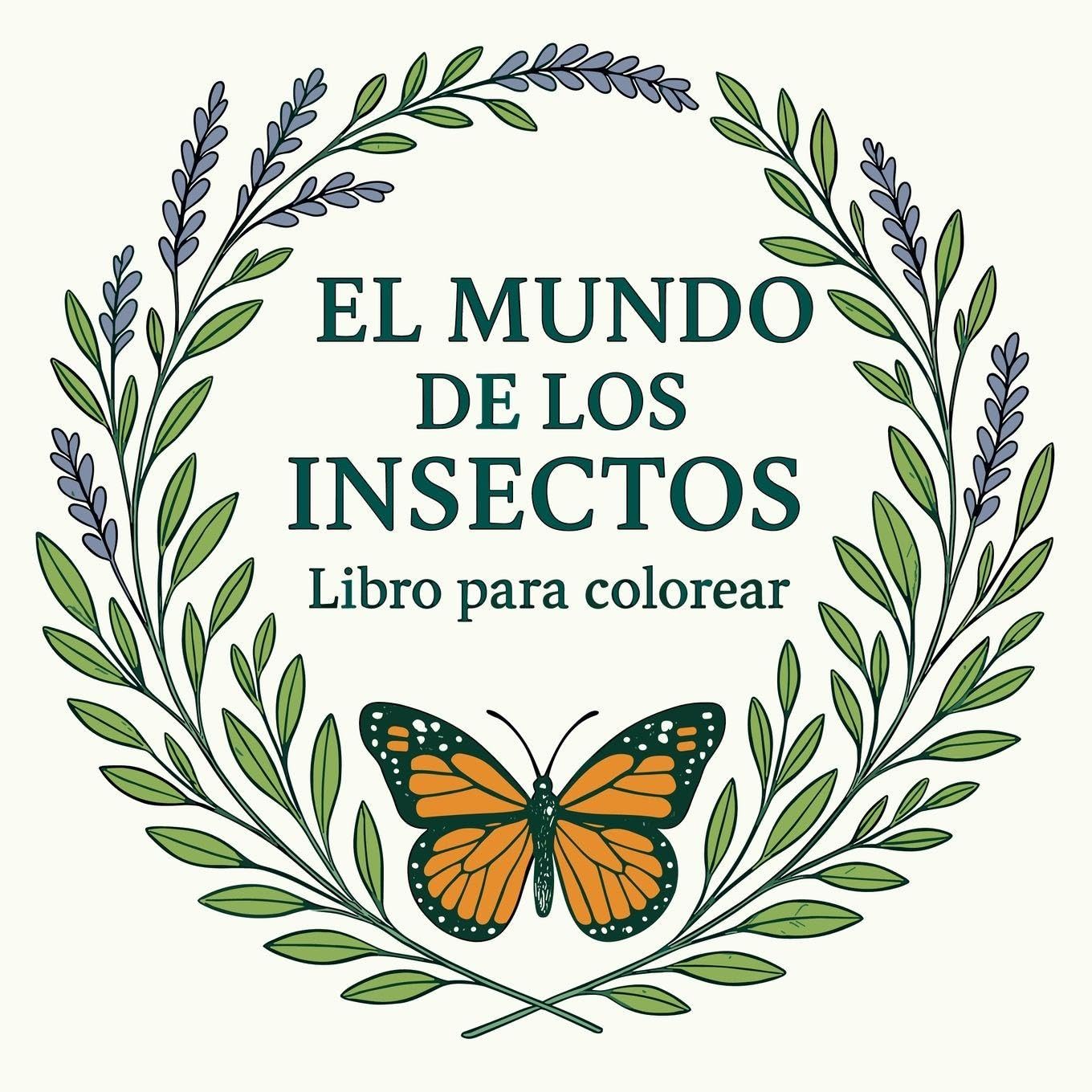 El Mundo de los Insectos - Libro para colorear Leisure, Home & Garden