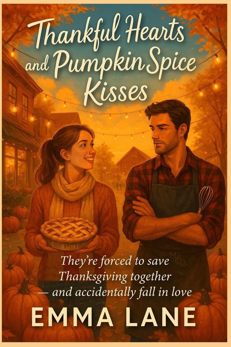 Thankful Hearts and Pumpkin Spice Kisses - They're forced to save Thanksgiving together - and accidentally fall in love Humour & Satire