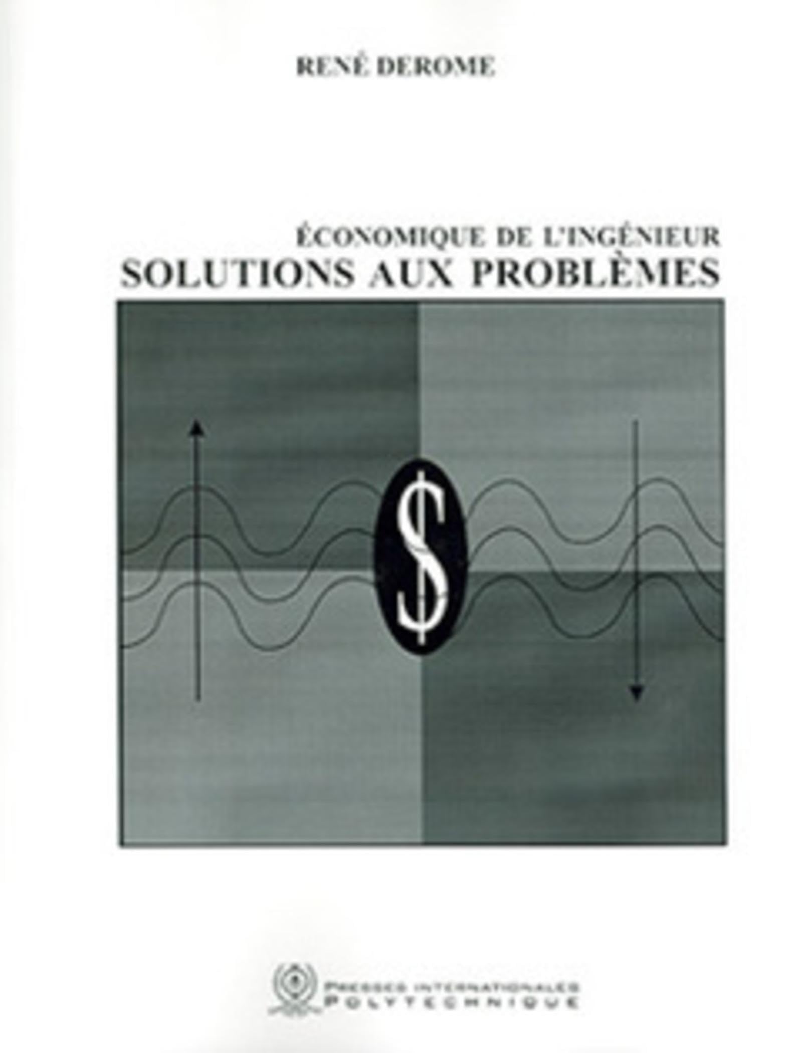 Économique de l'ingénieur - Solutions aux problèmes book