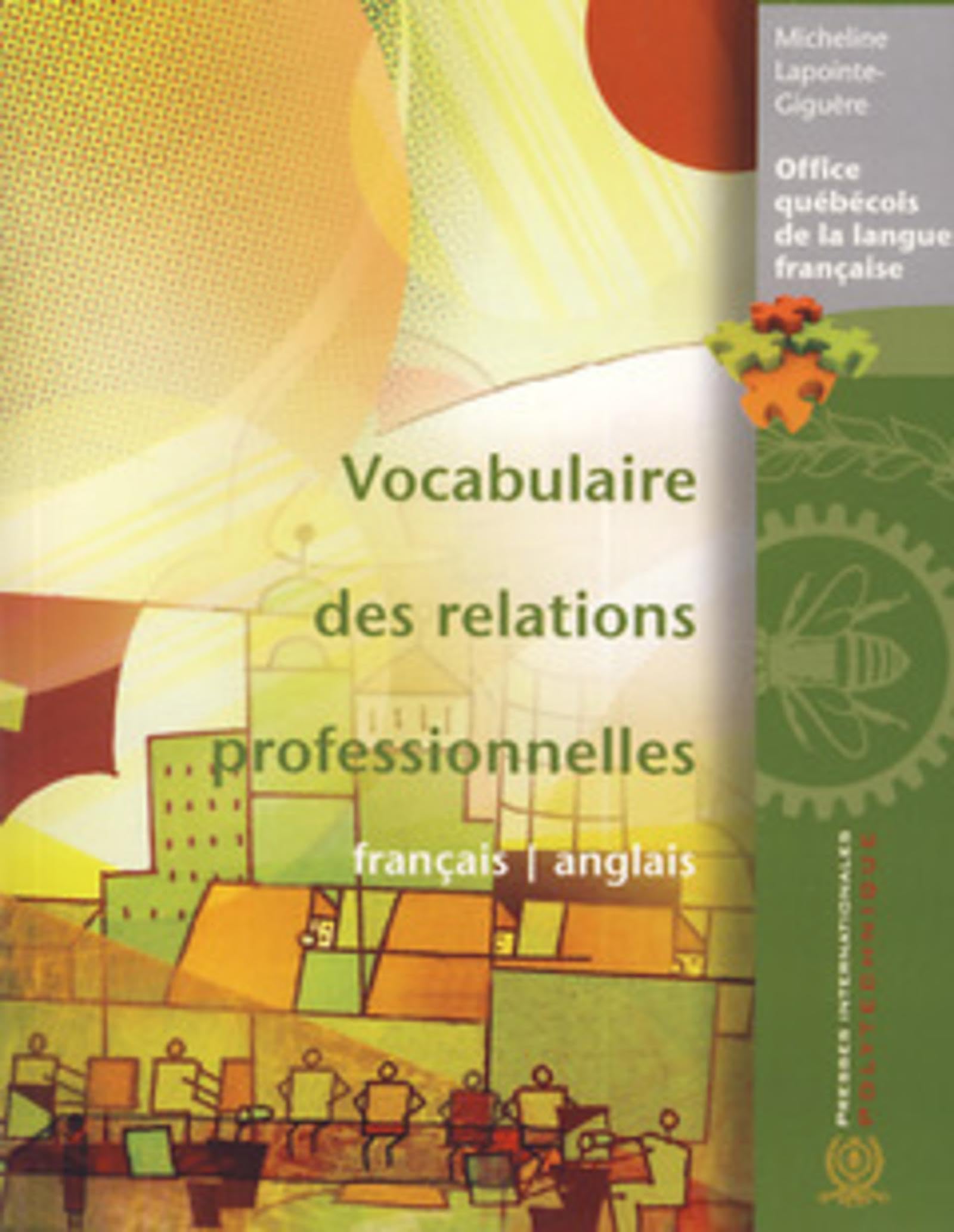 Vocabulaire des relations professionnelles français/anglais book