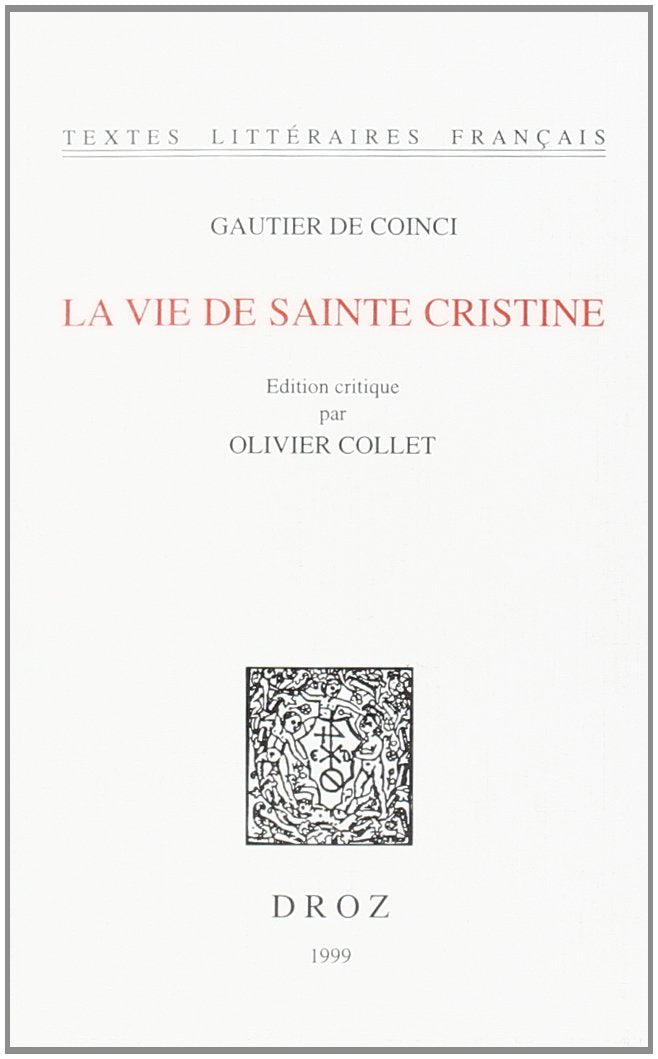 La vie de sainte Christine book