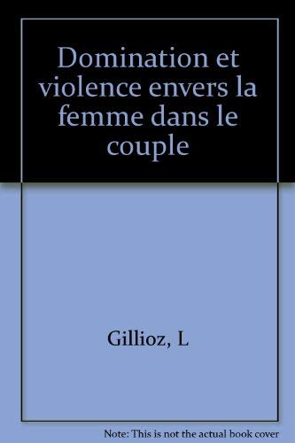 Domination et violence envers la femme dans le couple book