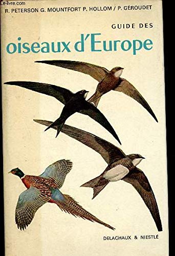 Guide des oiseaux d'Europe Books