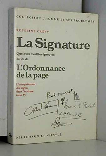La Signature L'Ordonnance De La Page Tome Iv Books