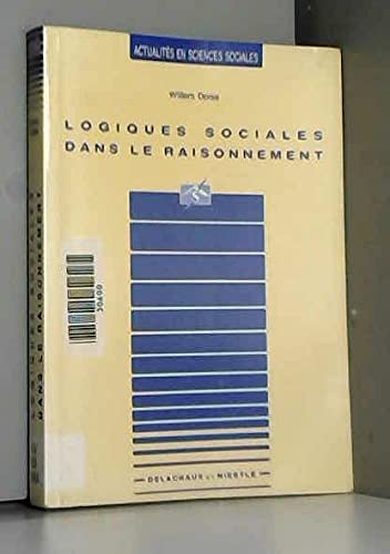 Logiques Sociales Dans Le Raisonnement book