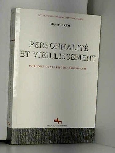 Personnalite Et Vieillissement Books