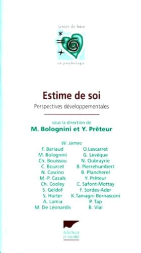 ESTIME DE SOI.: Perspectives développementales book