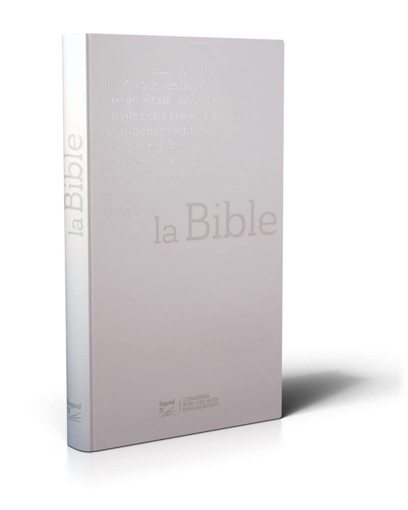 Bible Segond 21 slim, blanche - couverture rigide book