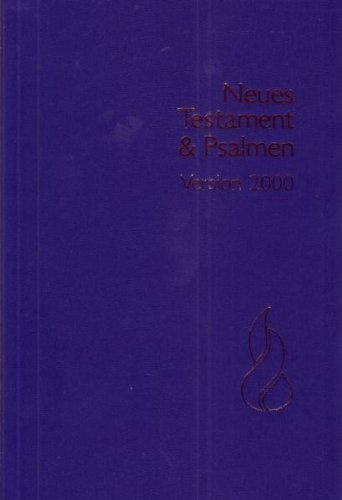 Schlachter N.T. & Psalmen: Schlachter 2000, Grossdruckausgabe, Broschiert, Blau Religion & Esotericism