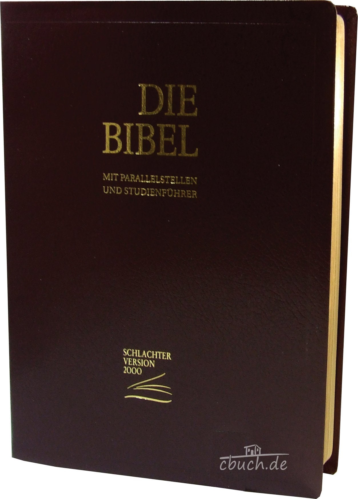 Schlachter Arbeitsbibel: Schlachter 2000, Fibroleder, Goldschnitt, Rot Religion & Esotericism