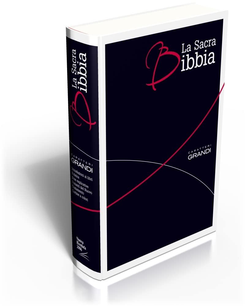 La Sacra Bibbia carateri grandi : Nuova Riveduta, rilegata Religion & Esotericism