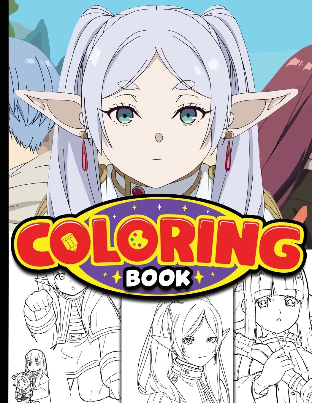 Frieren Beyond Journey's End Coloring book for kids and Teens Tiptoi & Games