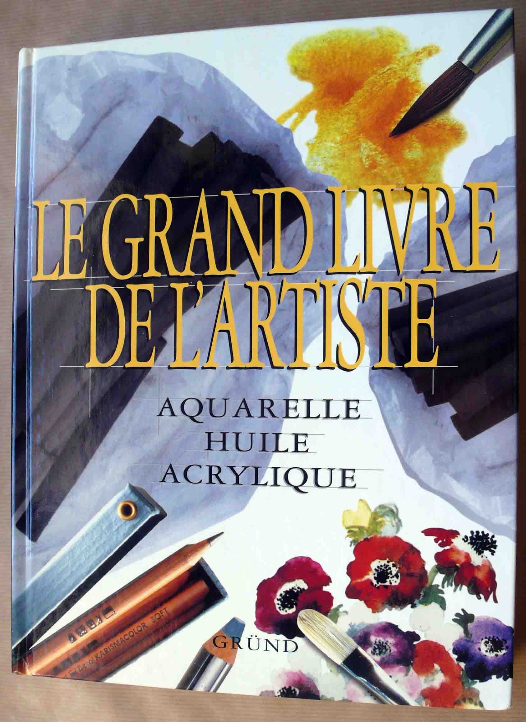 Le Grand Livre De L'Artiste : Aquarelle Huile Acrylique Self-help