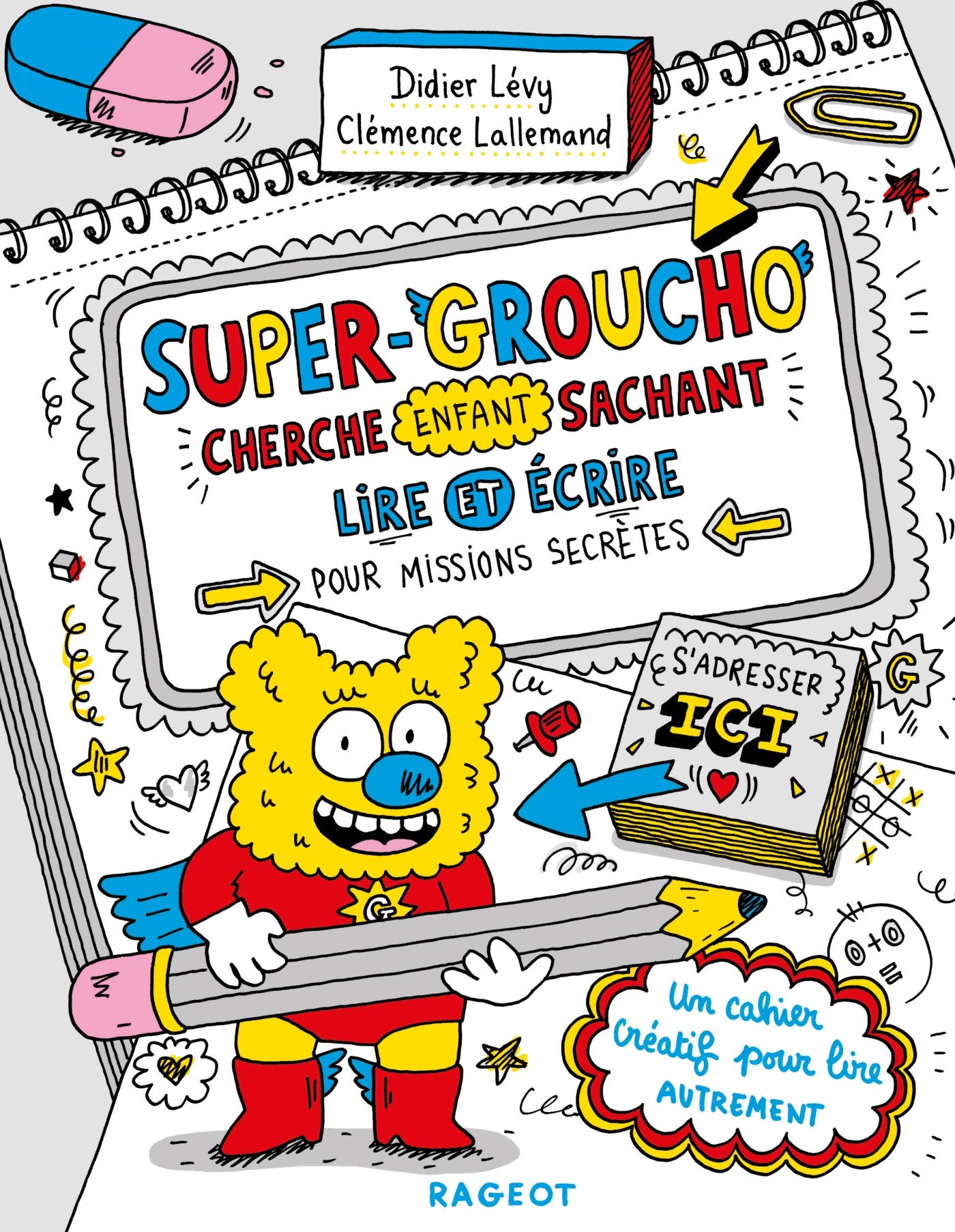Super-Groucho cherche enfant sachant lire et écrire pour missions secrètes Tiptoi & Games