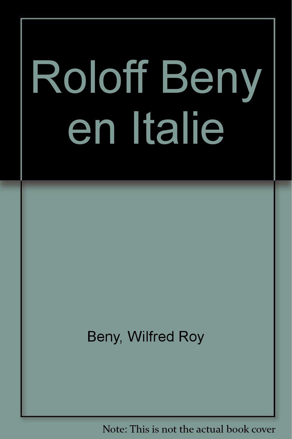 EN ITALIE - TRADUIT DE L'ANGLAIS book