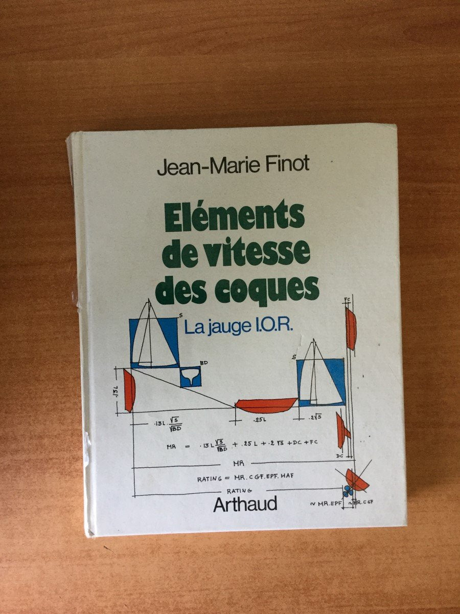 Elements de vitesse des coques La jauge I O R book