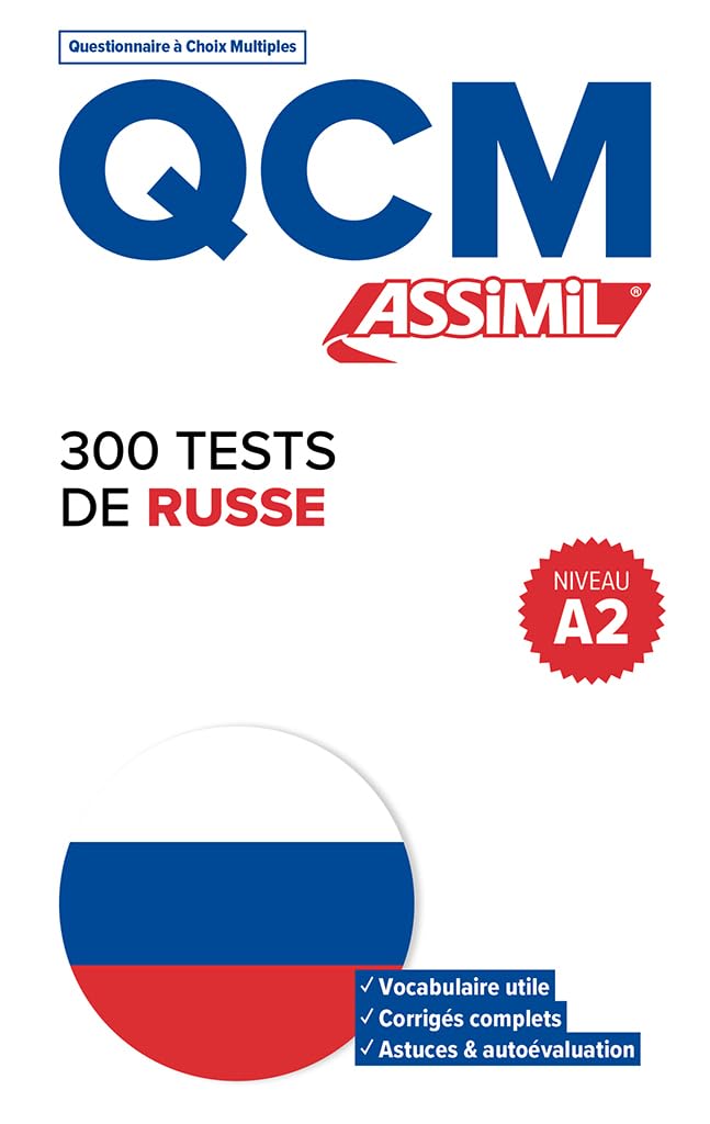 300 tests de russe - niveau a2 book