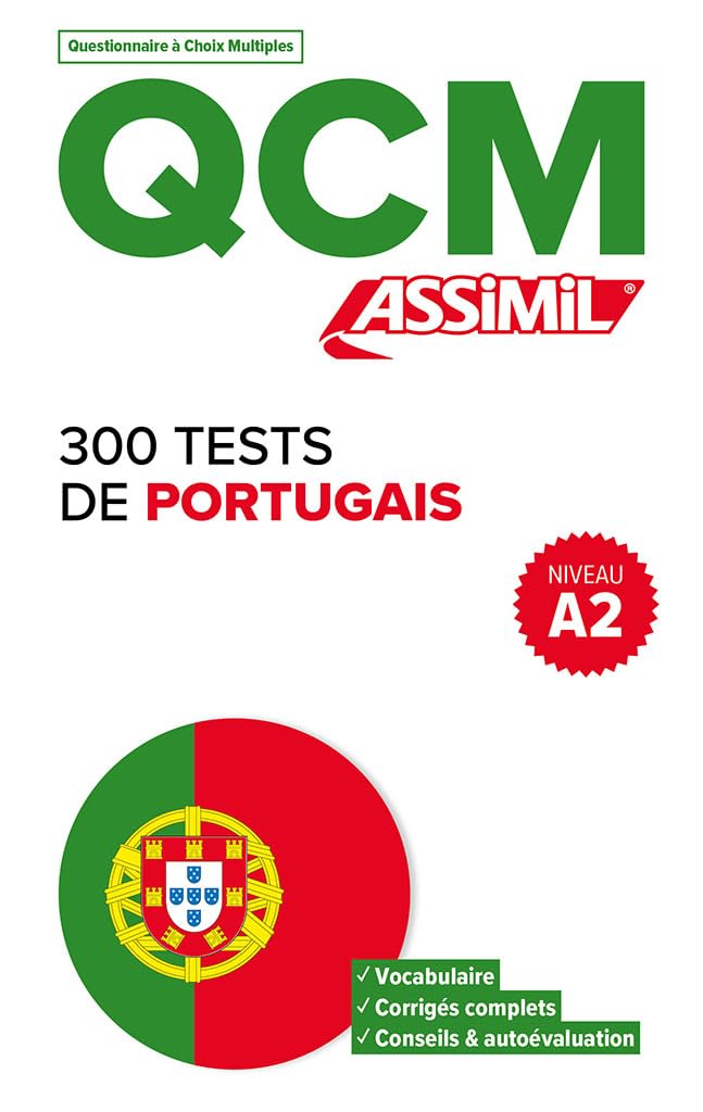 QCM 300 Tests Portugais Niveau A2 Foreign Languages ​​& Dictionaries