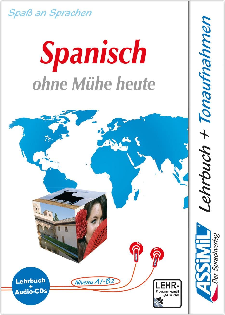 ASSiMiL Selbstlernkurs für Deutsche: ASSiMiL Spanisch ohne Mühe heute - Audio-Sprachkurs - Niveau A1-B2: Selbstlernkurs in deutscher Sprache, Lehrbuch + 4 Audio-CDs (Senza sforzo) General education