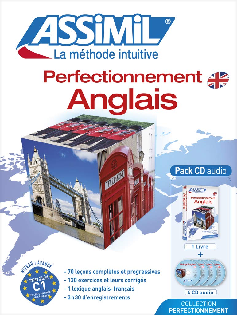 Perfectionnement Anglais (1 livre + 4 CD Audio) cd
