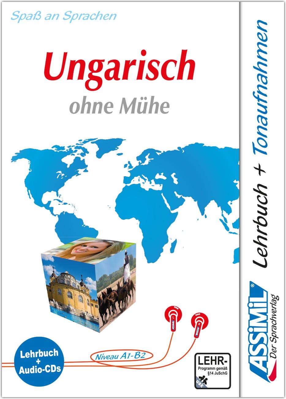 ASSiMiL Ungarisch ohne Mühe - Audio-Sprachkurs - Niveau A1-B2: Selbstlernkurs in deutscher Sprache, Lehrbuch + 4 Audio-CDs (Senza sforzo) General education