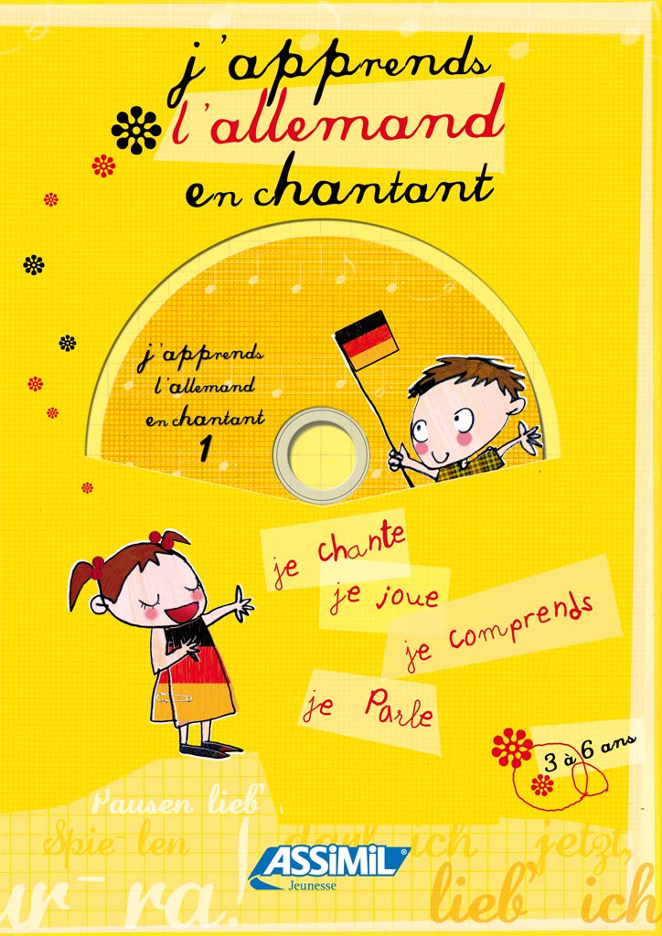 J'apprends l'allemand en chantant ; Album + CD Audio book