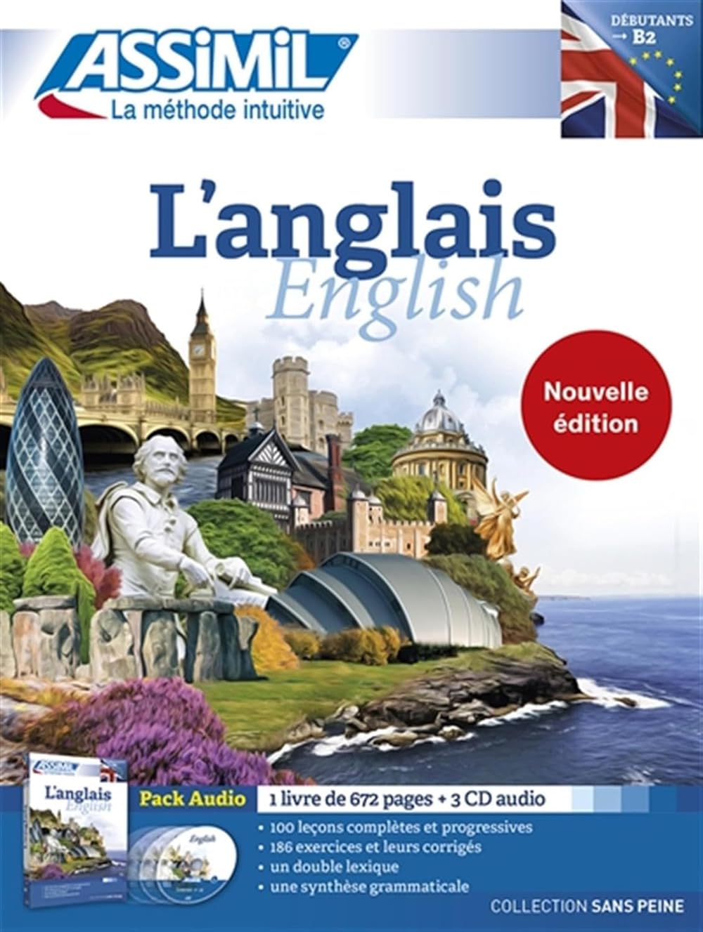 English for French Speakers Superpack with CD's (Pack CD Anglais): Pack audio (Senza sforzo) Foreign Languages ​​& Dictionaries