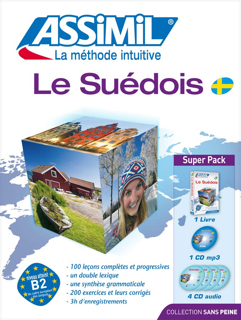 Super pack le suédois: Avec un Livre, un CD mp3 et 4 CD Audio book