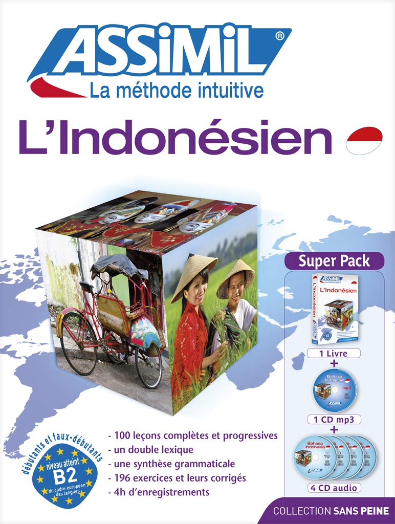 L'Indonesien (livre+4CD audio+1CD mp3) cd