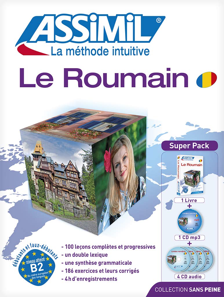 Le Roumain Super Pack: Super Pack 1 livre + 4 CD audio + 1 CD mp3 (Senza sforzo) Foreign Languages ​​& Dictionaries