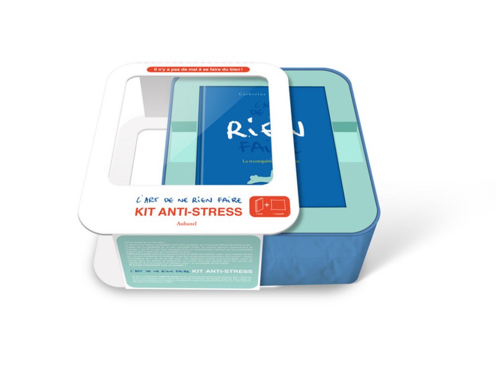 L'art de ne rien faire: Kit anti-stress avec 1 coussin book
