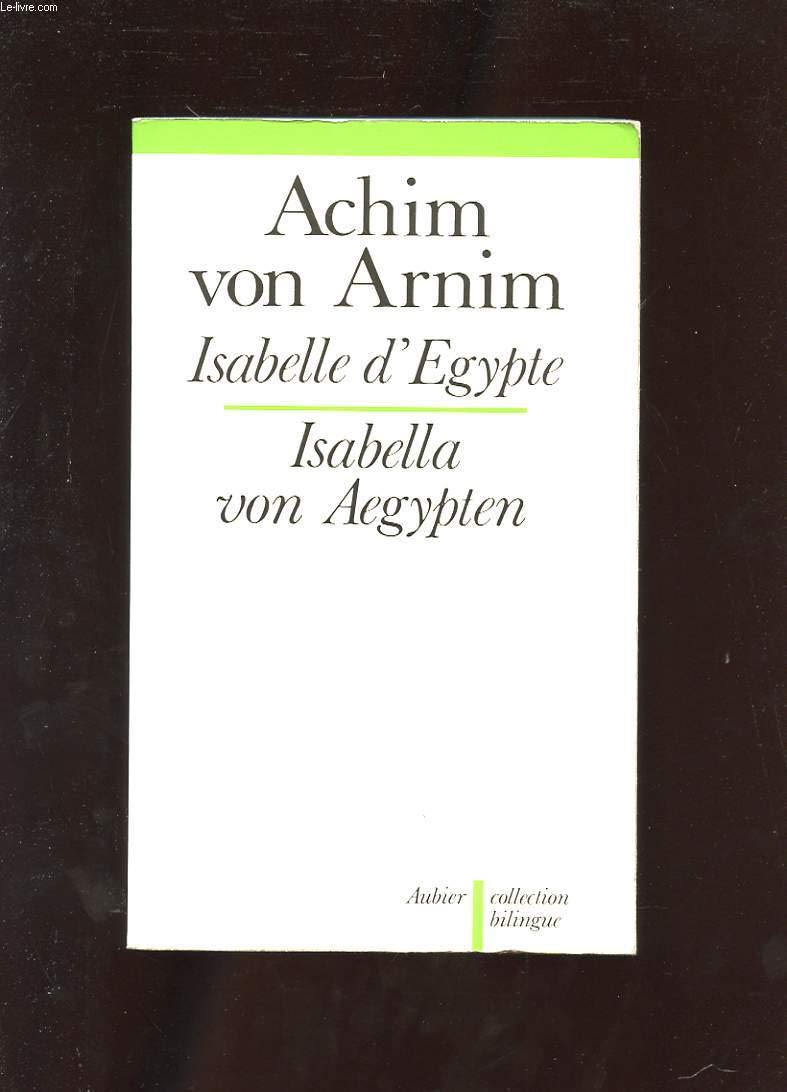 Isabelle d'Egypte. Isabella von Aegypten Contemporary literature