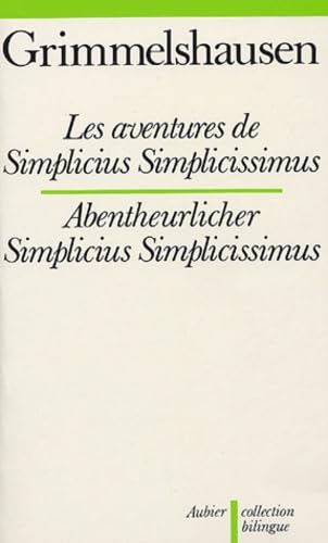 LES AVENTURES DE SIMPLICIUS SIMPLICISSIMUS: - INTRODUCTION, TRADUCTION ET NOTES Books